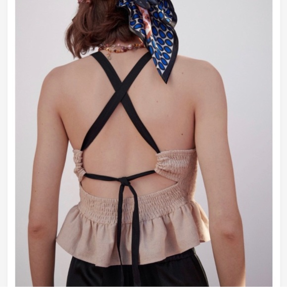 ELASTICIZED RUSTIC TOP
BEIGE - REF. 9878/087 - Picture 3 of 12